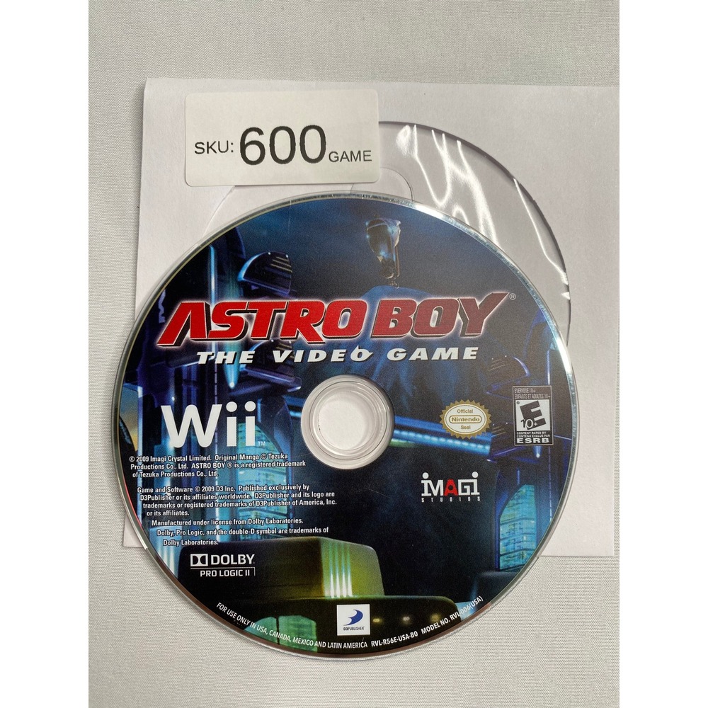 Astro Boy The Video Game Nintendo Wii